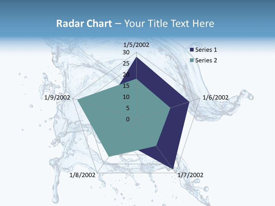 Drop Transparent Flow PowerPoint Template