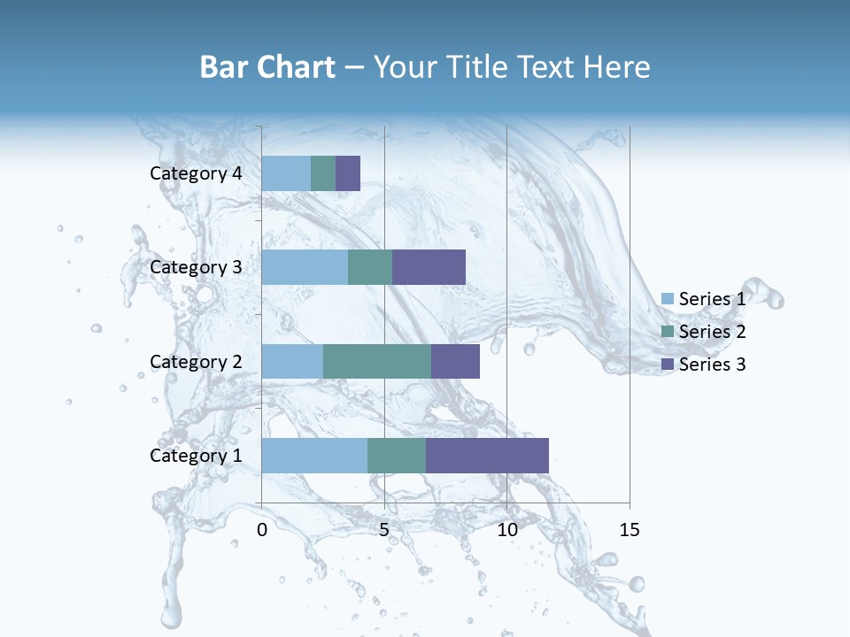 Drop Transparent Flow PowerPoint Template
