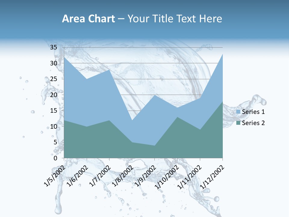 Drop Transparent Flow PowerPoint Template