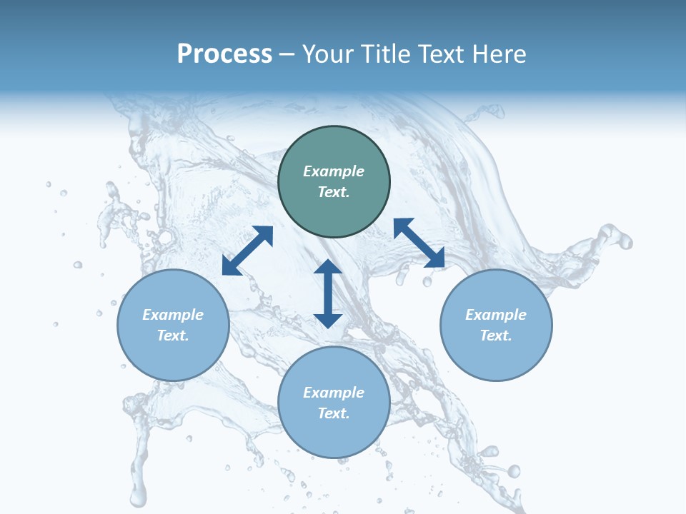 Drop Transparent Flow PowerPoint Template