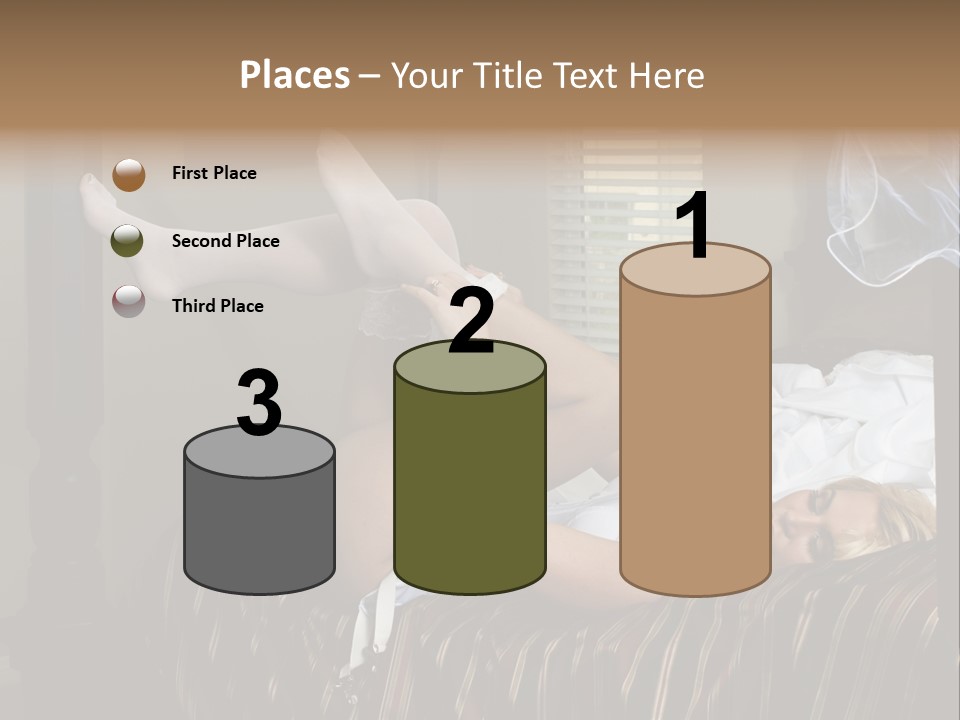 Horizontal Hair  PowerPoint Template