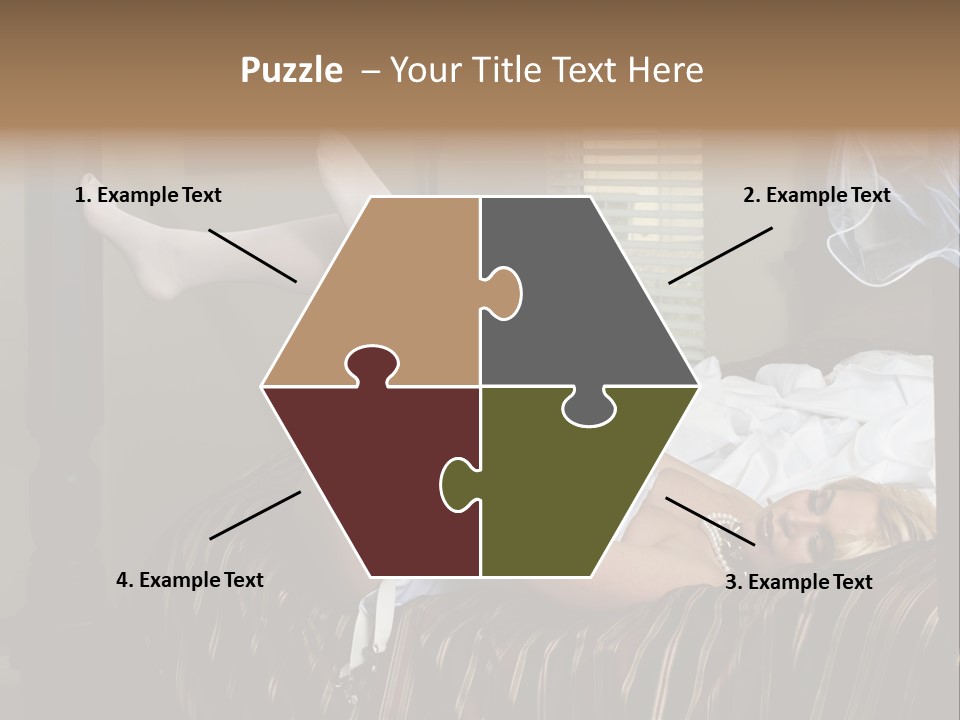 Horizontal Hair  PowerPoint Template