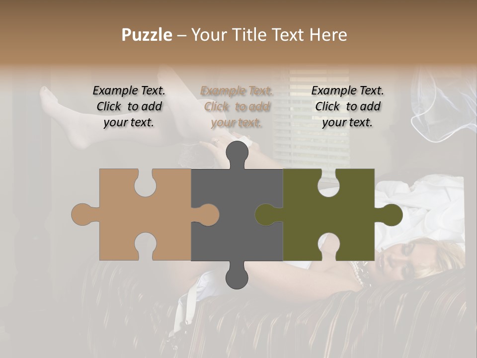 Horizontal Hair  PowerPoint Template