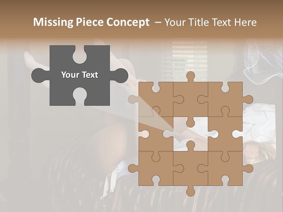 Horizontal Hair  PowerPoint Template