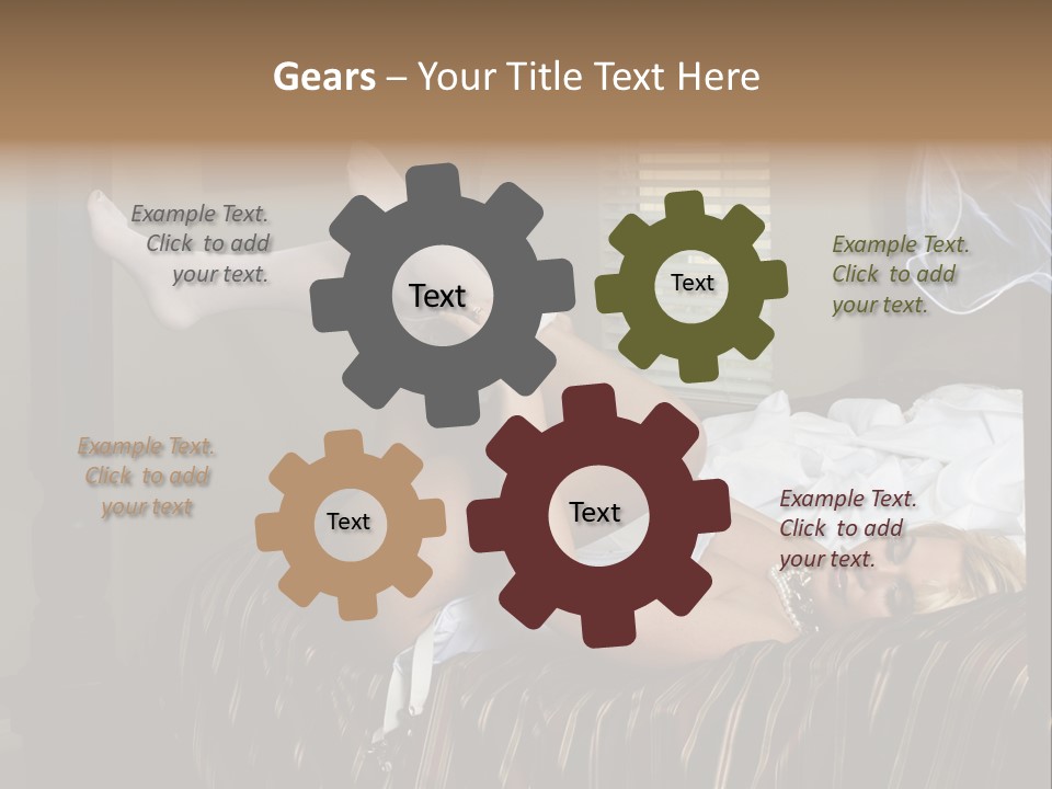 Horizontal Hair  PowerPoint Template