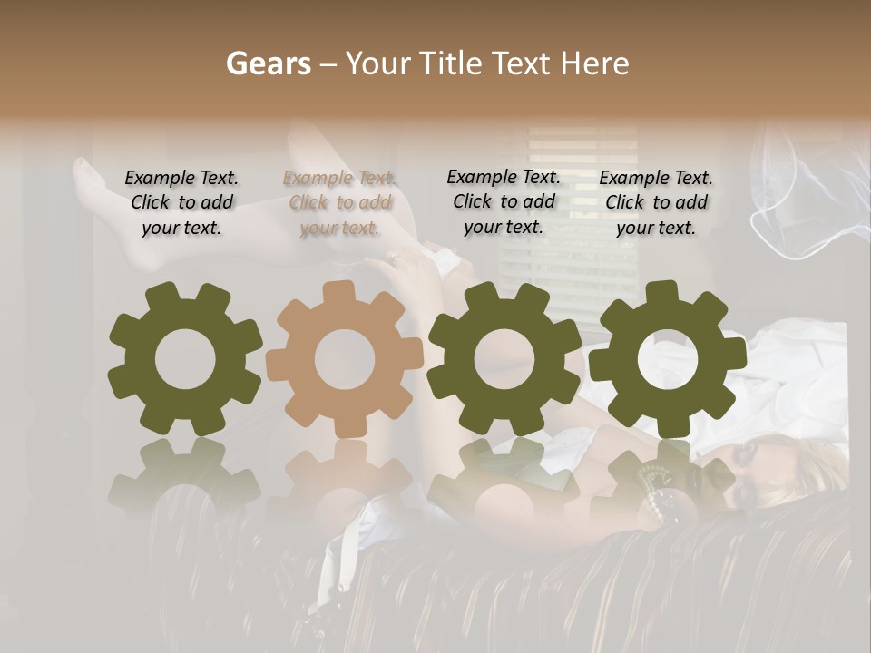 Horizontal Hair  PowerPoint Template