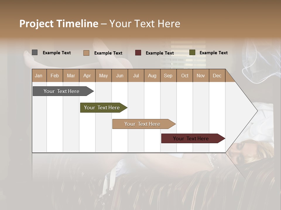 Horizontal Hair  PowerPoint Template