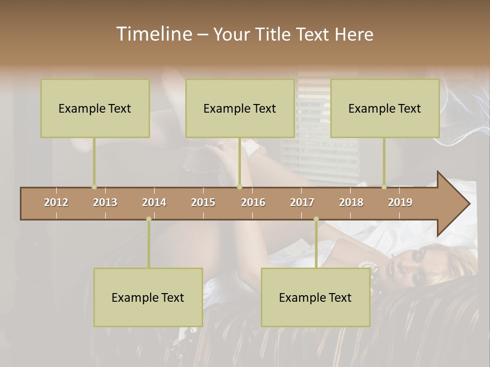 Horizontal Hair  PowerPoint Template