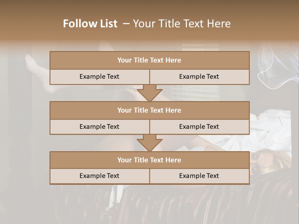 Horizontal Hair  PowerPoint Template