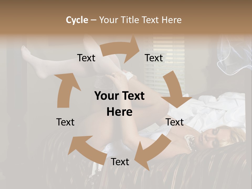 Horizontal Hair  PowerPoint Template