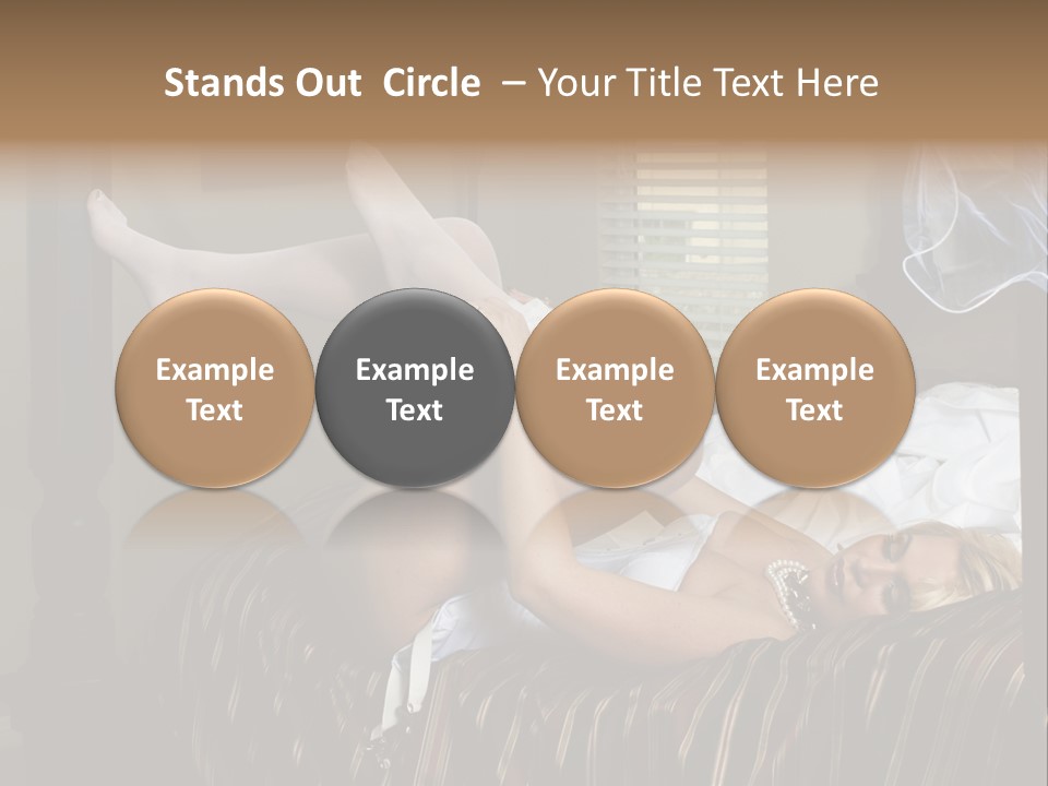 Horizontal Hair  PowerPoint Template