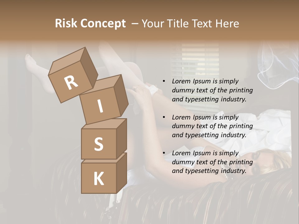 Horizontal Hair  PowerPoint Template