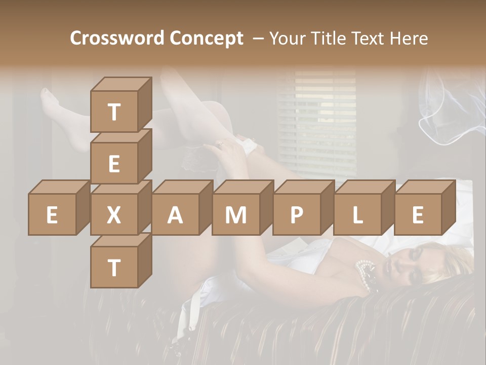 Horizontal Hair  PowerPoint Template