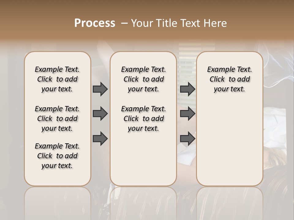 Horizontal Hair  PowerPoint Template
