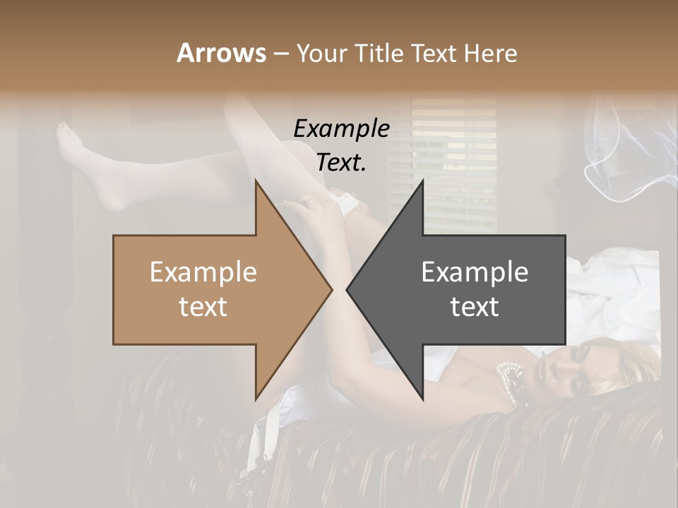Horizontal Hair  PowerPoint Template