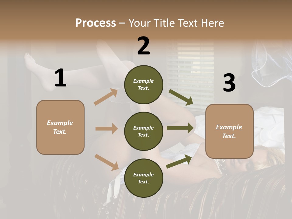 Horizontal Hair  PowerPoint Template