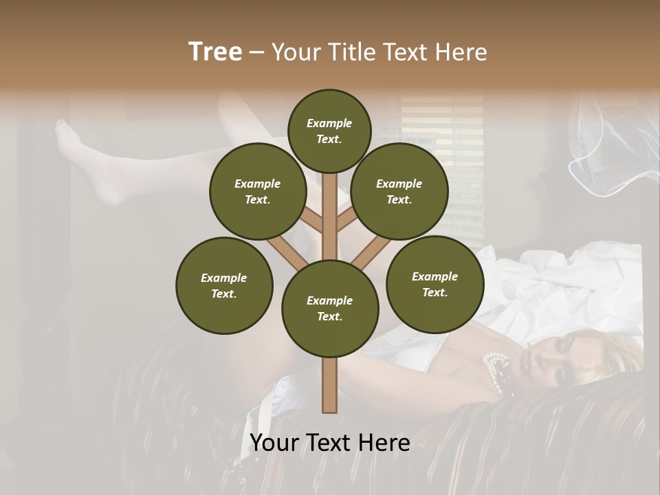 Horizontal Hair  PowerPoint Template