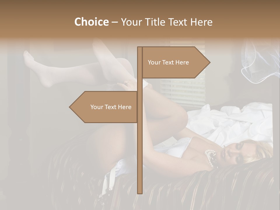 Horizontal Hair  PowerPoint Template