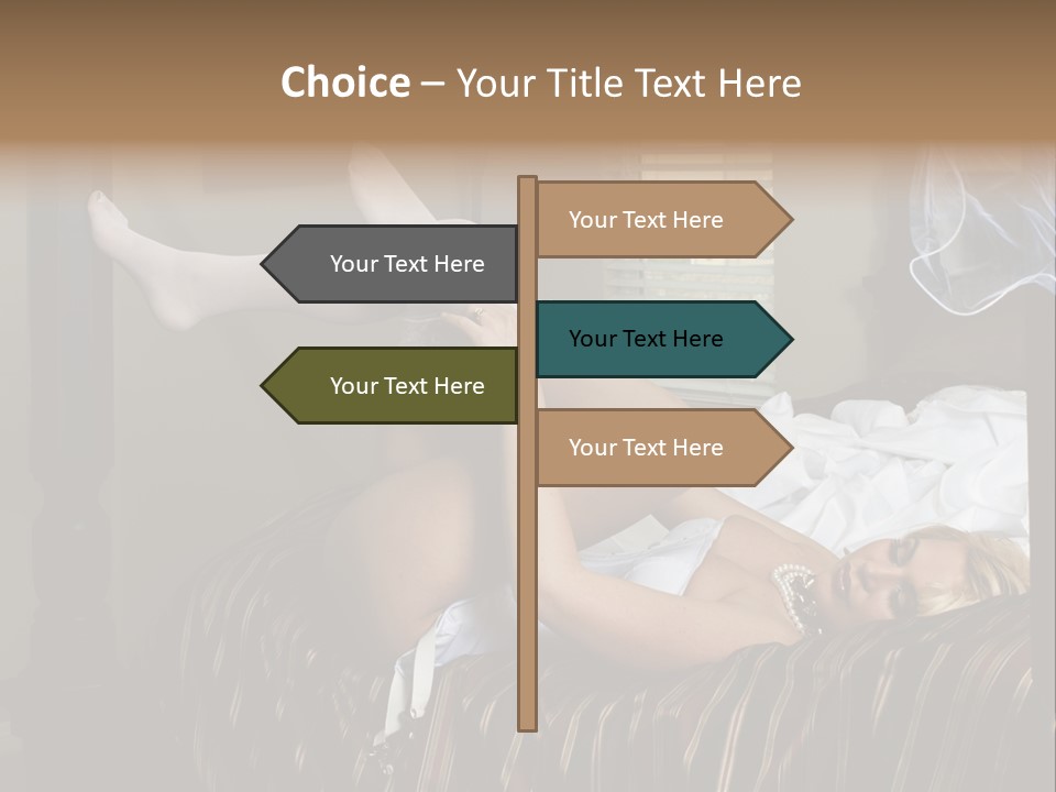 Horizontal Hair  PowerPoint Template