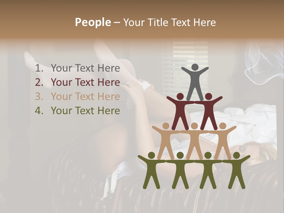 Horizontal Hair  PowerPoint Template