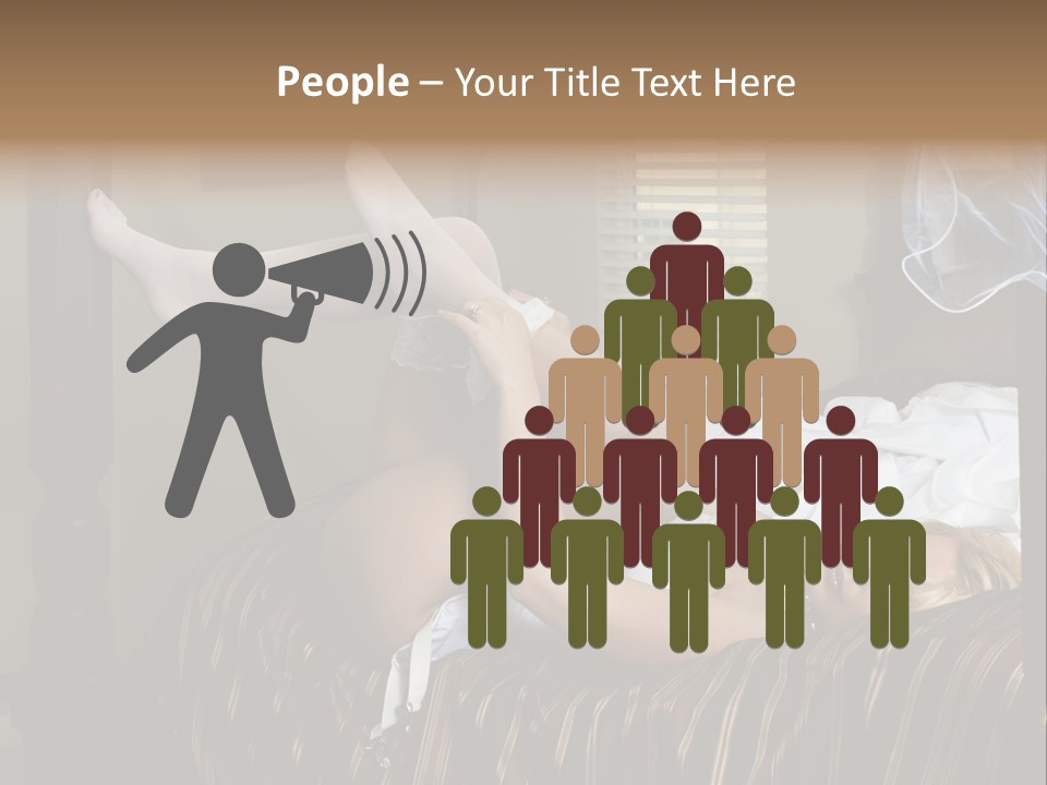 Horizontal Hair  PowerPoint Template