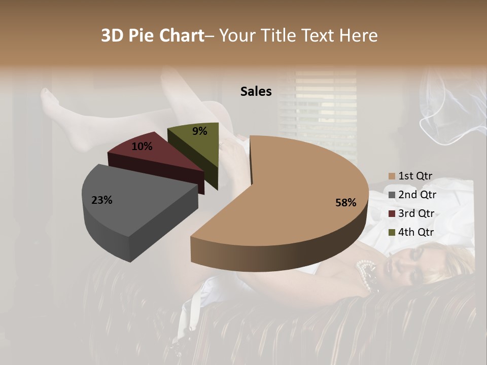 Horizontal Hair  PowerPoint Template