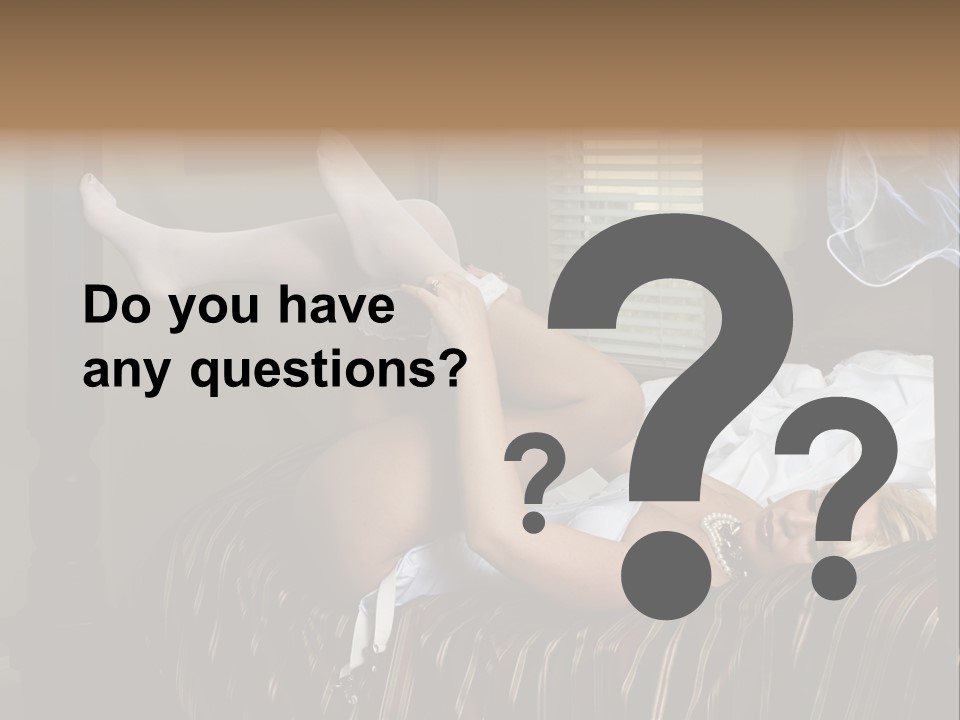 Horizontal Hair  PowerPoint Template