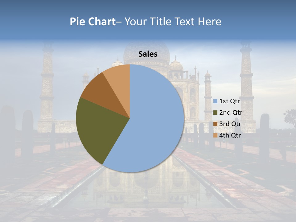 Reflections Mahal Monuments PowerPoint Template