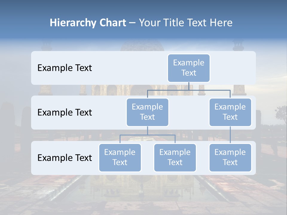 Reflections Mahal Monuments PowerPoint Template