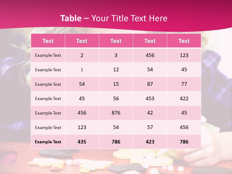 Making Baking Domestic PowerPoint Template