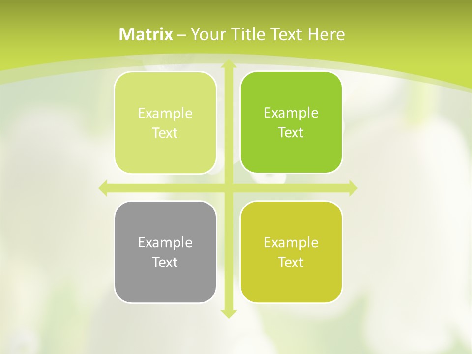 White Fragility Drop PowerPoint Template
