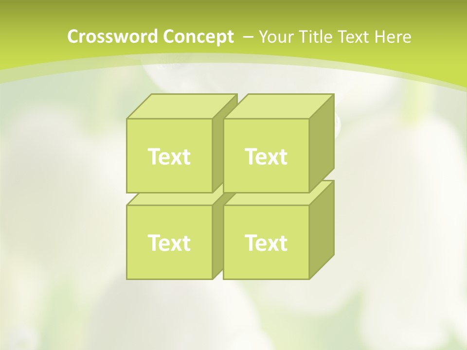 White Fragility Drop PowerPoint Template