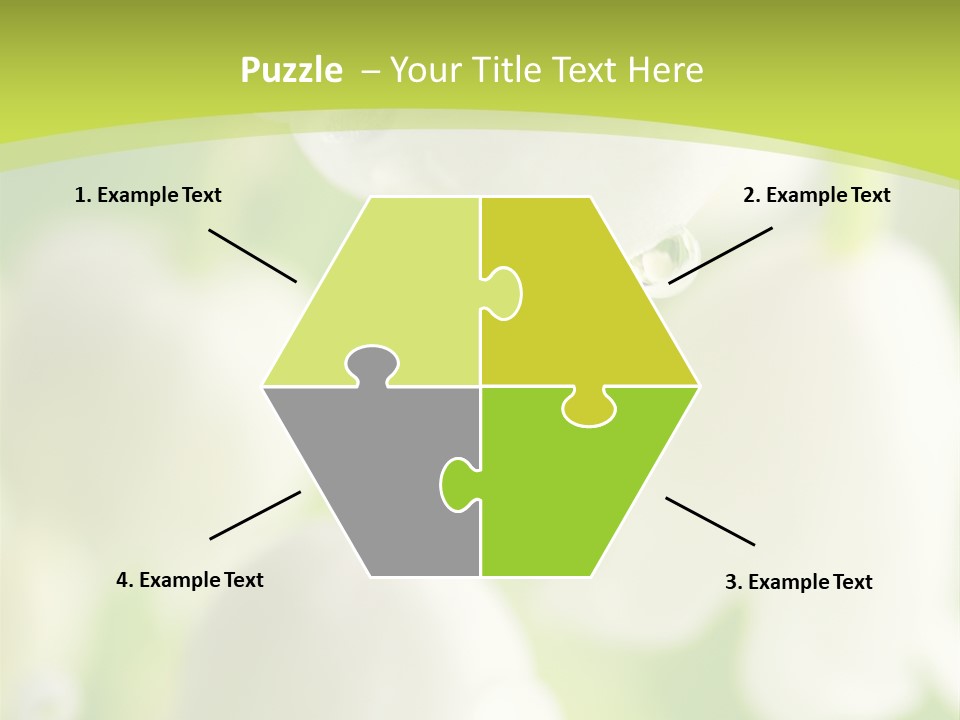 White Fragility Drop PowerPoint Template