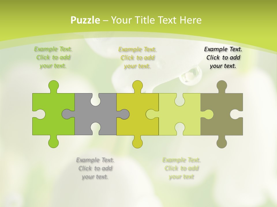 White Fragility Drop PowerPoint Template