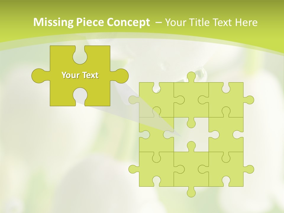 White Fragility Drop PowerPoint Template