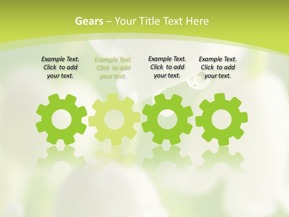 White Fragility Drop PowerPoint Template