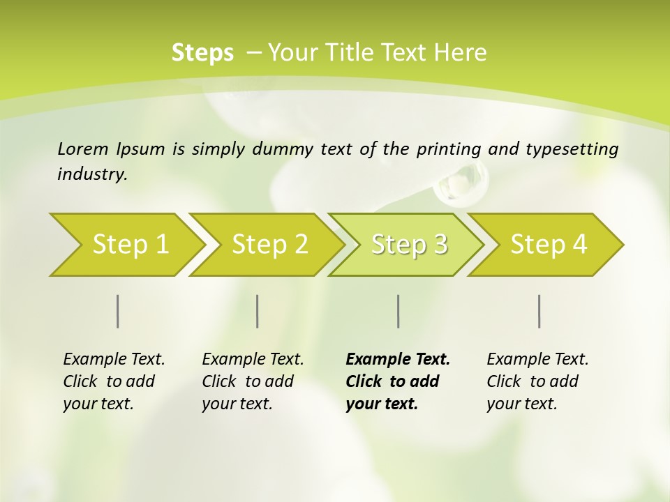 White Fragility Drop PowerPoint Template