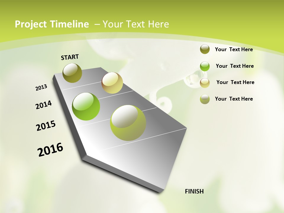 White Fragility Drop PowerPoint Template