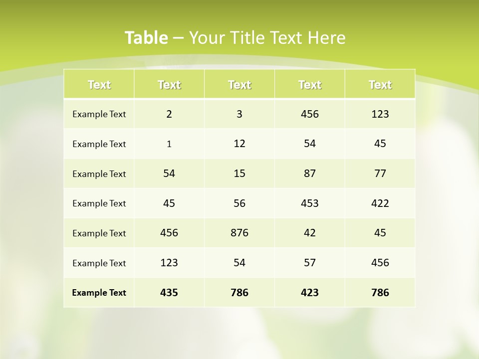 White Fragility Drop PowerPoint Template