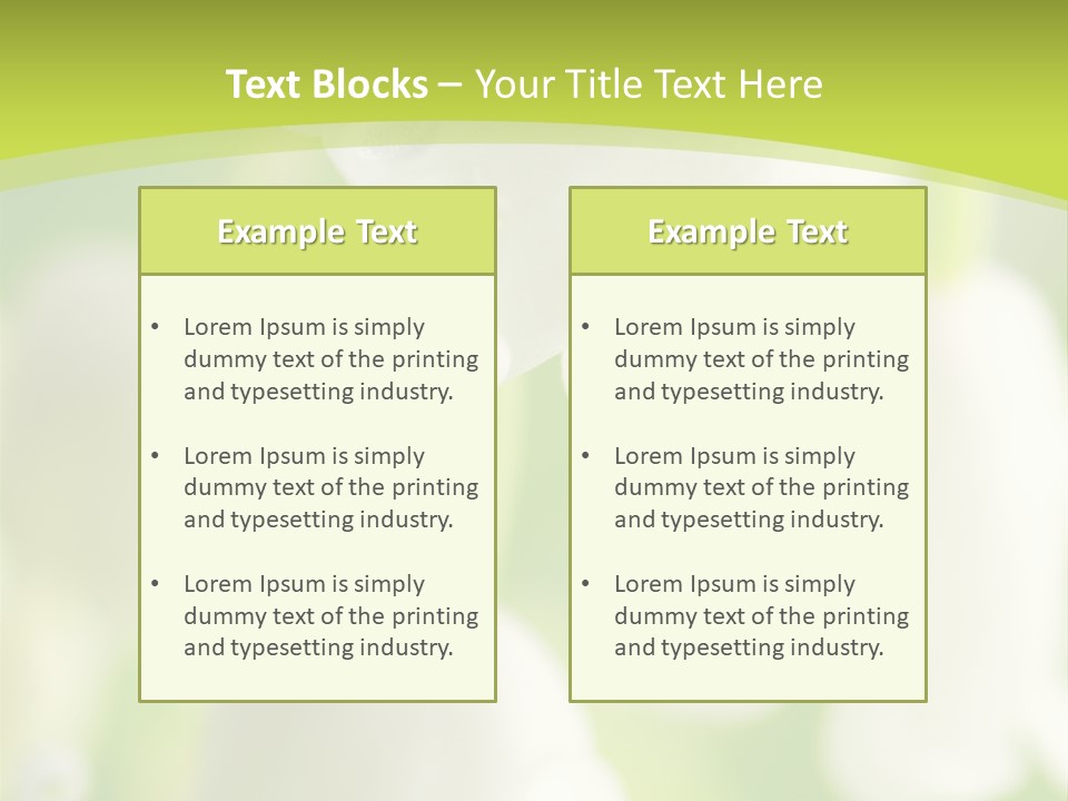 White Fragility Drop PowerPoint Template
