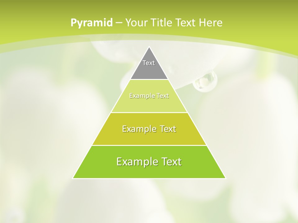 White Fragility Drop PowerPoint Template