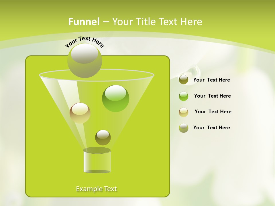 White Fragility Drop PowerPoint Template
