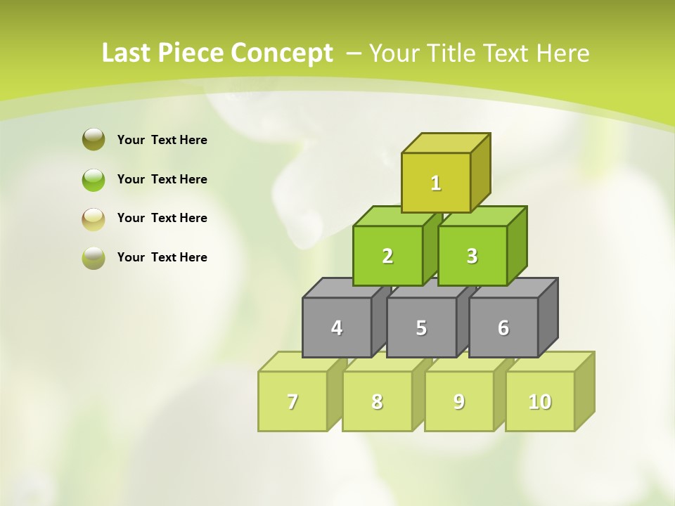 White Fragility Drop PowerPoint Template