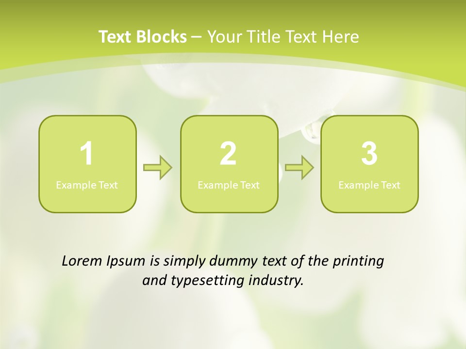 White Fragility Drop PowerPoint Template