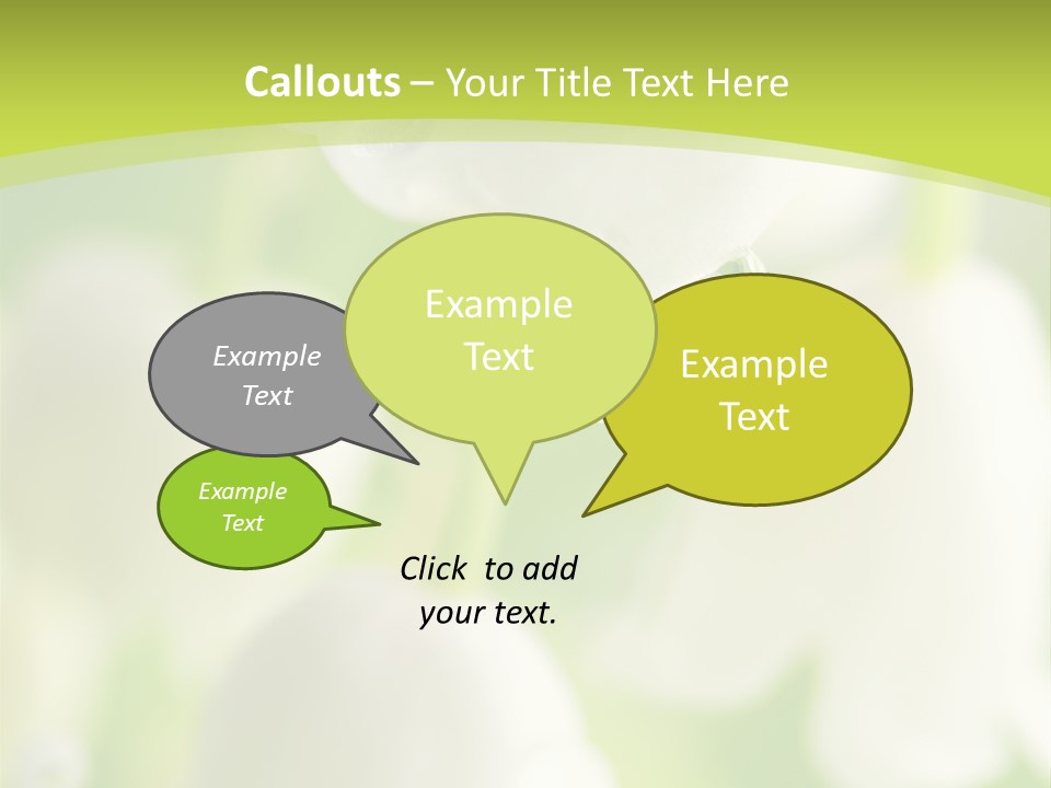 White Fragility Drop PowerPoint Template