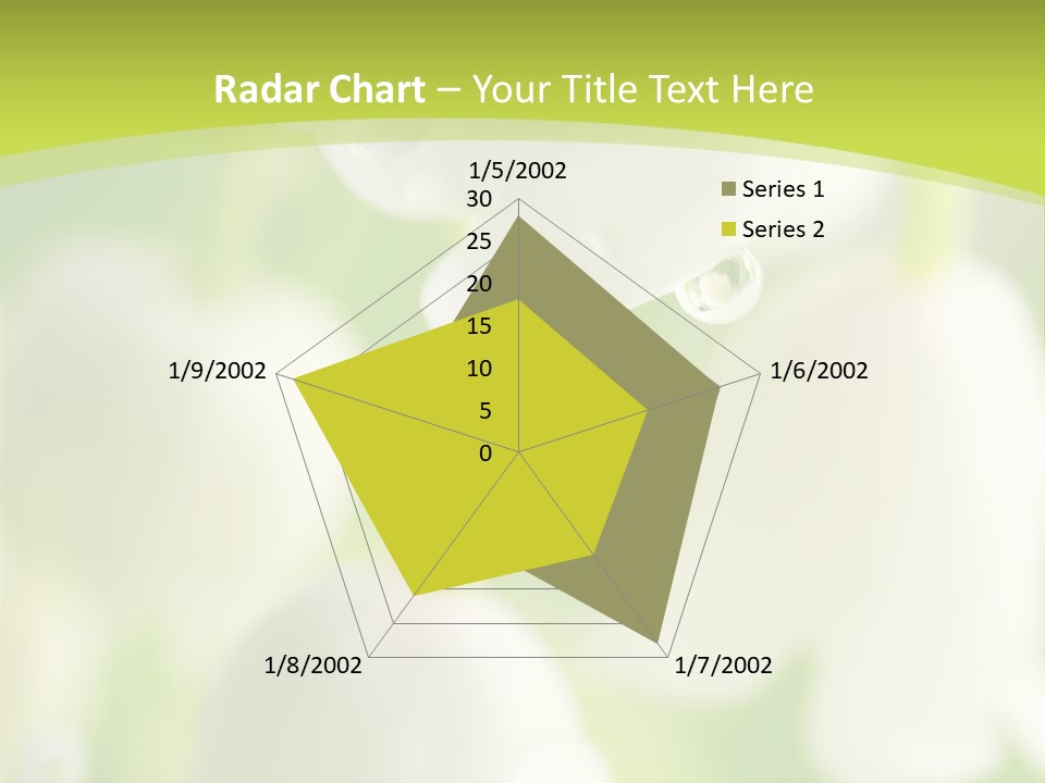White Fragility Drop PowerPoint Template
