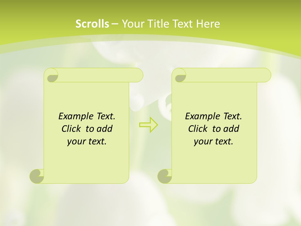 White Fragility Drop PowerPoint Template