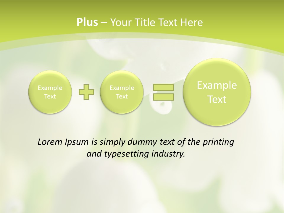 White Fragility Drop PowerPoint Template
