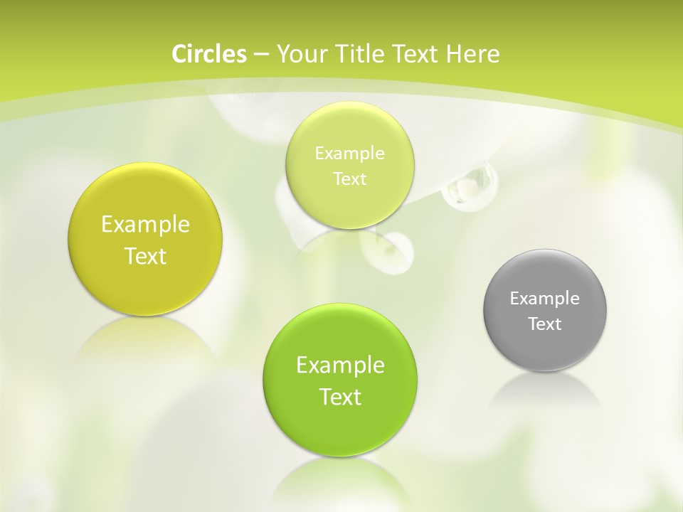 White Fragility Drop PowerPoint Template