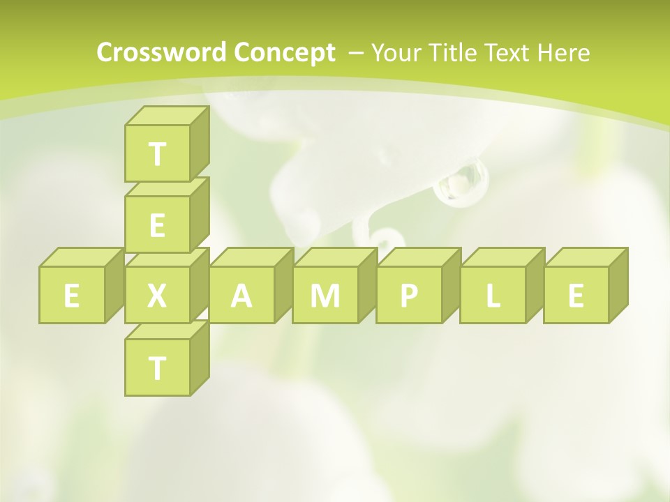 White Fragility Drop PowerPoint Template